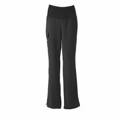 Ladies Scrub Pants Medline Ocean Ave Women 3XL Petite Yoga Scrub Pants, Black (5560BLKXXXLP)