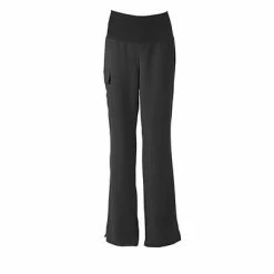 Ladies Scrub Pants Medline Ocean Ave Women 2XL Tall Yoga Scrub Pants, Black (5560BLKXXLT)