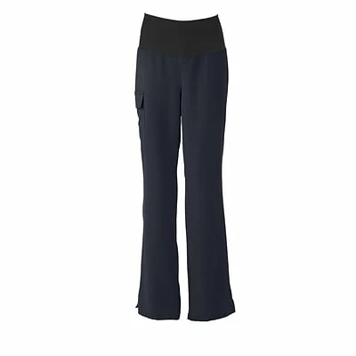Medline Ladies Scrub Pants Ocean AVE™ Ladies Yoga Elastic Waist Scrub Pant, Navy, XST 2 Medline Ladies Scrub Pants Ocean AVE™ Ladies Yoga Elastic Waist Scrub Pant, Navy, XST - Image 2