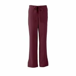 Ladies Scrub Pants Medline Melrose Ave Combo Elastic Waist Ladies Scrub Pant, Wine, Medium