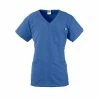 Medline Ladies Scrub Tops Berkeley AVE™ Ladies Scrub Top With Welt Pockets, Ceil Blue, Medium