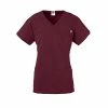 Ladies Scrub Tops Medline Berkeley Ave™ Ladies Scrub Top With Welt Pockets, Wine, 3XL