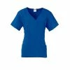 Medline Ladies Scrub Tops Park AVE™ Mock Wrap Ladies Scrub Top, Royal Blue, 3XL