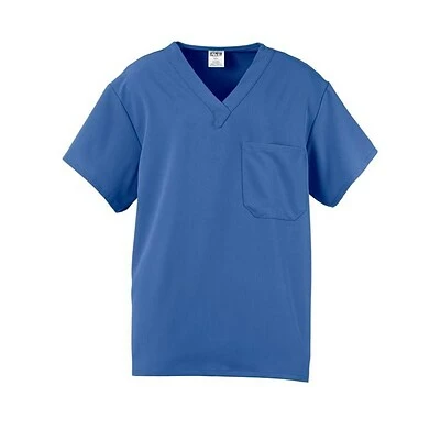 Unisex Scrub Tops Medline Fifth Ave.™ Unisex Traditional Scrub Top With One Pocket, Ceil Blue, 3XL 1 Unisex Scrub Tops Medline Fifth Ave.™ Unisex Traditional Scrub Top With One Pocket, Ceil Blue, 3XL