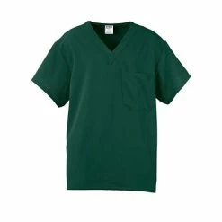 Unisex Scrub Tops Medline Fifth Ave.™ Unisex Scrub Top, Hunter Green, Large