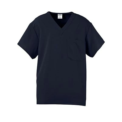Medline Unisex Scrub Tops Fifth AVE.™ Unisex Scrub Top, Navy, Small 2 Medline Unisex Scrub Tops Fifth AVE.™ Unisex Scrub Top, Navy, Small - Image 2