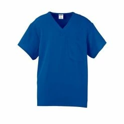 Unisex Scrub Tops Medline Fifth Ave.™ Unisex Scrub Top, Royal Blue, 3XL