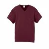 Medline Unisex Scrub Tops Fifth AVE.™ Unisex Scrub Top, Wine, Medium