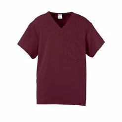 Medline Unisex Scrub Tops Fifth AVE.™ Unisex Scrub Top, Wine, Medium