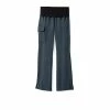 Medline Ladies Scrub Pants Ocean AVE™ Ladies Yoga Elastic Waist Scrub Pant, Charcoal, XL