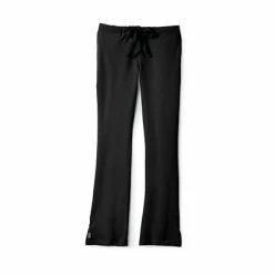 Medline Ladies Scrub Pants Melrose AVE⢠Combo Elastic Waist Scrub Pant, Black, XSP
