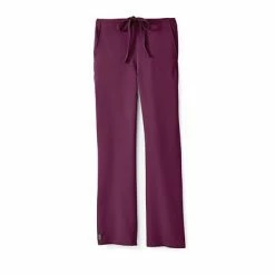 Unisex Scrub Pants Medline Newport Ave™ Unisex Drawstring Scrub Pant, Wine, XS