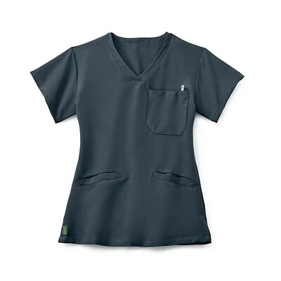 Ladies Scrub Tops Medline Berkeley Ave.™ Ladies Scrub Top With Welt Pockets, Charcoal, XS 1 Ladies Scrub Tops Medline Berkeley Ave.™ Ladies Scrub Top With Welt Pockets, Charcoal, XS
