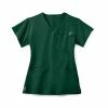 Ladies Scrub Tops Medline Berkeley Ave.™ Ladies Scrub Top With Welt Pockets, Hunter Green, Small