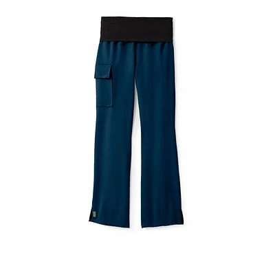 Medline Ladies Scrub Pants Ocean AVE™ Ladies Yoga Elastic Waist Scrub Pant, Navy, XST 1 Medline Ladies Scrub Pants Ocean AVE™ Ladies Yoga Elastic Waist Scrub Pant, Navy, XST
