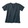 Unisex Scrub Tops Medline Madison Ave™ Unisex Scrub Top With 3 Pockets, Charcoal, XL