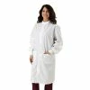 Medline ASEP® A/S Unisex Full Length Barrier Lab Coats, White, Small