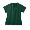 Unisex Scrub Tops Medline Fifth Ave.™ Unisex Scrub Top, Hunter Green, XL