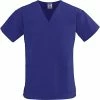 ComfortEase™ Ladies Two-pockets V-neck Scrub Tops Medline ComfortEase Ladies Two-pockets V-neck Scrub Tops, Purple, Large