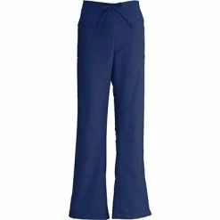 Medline ComfortEase™ Ladies Modern Fit Drawstring And Elastic Waist Cargo Scrub Pants ComfortEase™ Ladies Drawstring And Elastic Waist Cargo Scrub Pants, Midnight Blue, Small, Reg Length