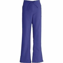 Medline ComfortEase™ Ladies Modern Fit Drawstring And Elastic Waist Cargo Scrub Pants ComfortEase™ Ladies Drawstring And Elastic Waist Cargo Scrub Pants, Purple, Medium, Reg Length