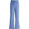 ComfortEase™ Ladies Modern Fit Drawstring And Elastic Waist Cargo Scrub Pants ComfortEase™ Ladies Drawstring And Elastic Waist Cargo Scrub Pants, Ceil Blue, XL, Reg Length