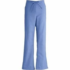ComfortEase™ Ladies Modern Fit Drawstring And Elastic Waist Cargo Scrub Pants ComfortEase™ Ladies Drawstring And Elastic Waist Cargo Scrub Pants, Ceil Blue, XL, Reg Length