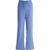 Medline ComfortEase™ Ladies Modern Fit Drawstring And Elastic Waist Cargo Scrub Pants ComfortEase™ Ladies Drawstring And Elastic Waist Cargo Scrub Pants, Ceil Blue, XS, Reg Length