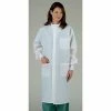 Medline ASEP® Unisex Full Length Barrier Lab Coats, White, Large