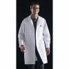 Medline Unisex Knee Length Lab Coats, Navy, Large