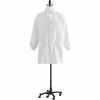 Medline Unisex Staff Length Knit Cuff Lab Coats, White, XL