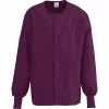 ComfortEase™ Unisex Two-pockets Warm-up Scrub Jackets Medline ComfortEase Unisex Two-pockets Warm-up Scrub Jackets, Wine, XS