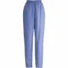 Medline ComfortEase™ Ladies Elastic Scrub Pants, Ceil Blue, 3XL, Reg Length