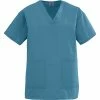Angelstat® Ladies Two-pockets V-neck Scrub Tops Medline AngelStat Ladies Two-pockets V-neck Scrub Tops, Peacock, Medium