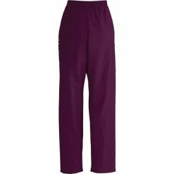 Medline ComfortEase™ Unisex Elastic Cargo Scrub Pants, Wine, XS, Medium Length