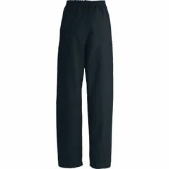Medline ComfortEase™ Unisex Elastic Cargo Scrub Pants, Black, Medium, Long Length