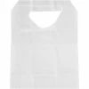 Patient Apparel Medline Disposable Ties Adult Bibs, White, 300/Case
