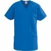 Medline Staff Apparel ComfortEase® Ladies Two Pocket Crossover Tunics, Wine, Medium